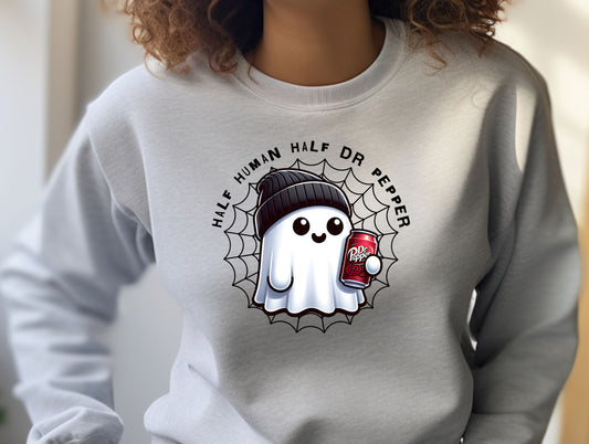 Half Human Half Dr Pepper Ghost Sweatshirt product