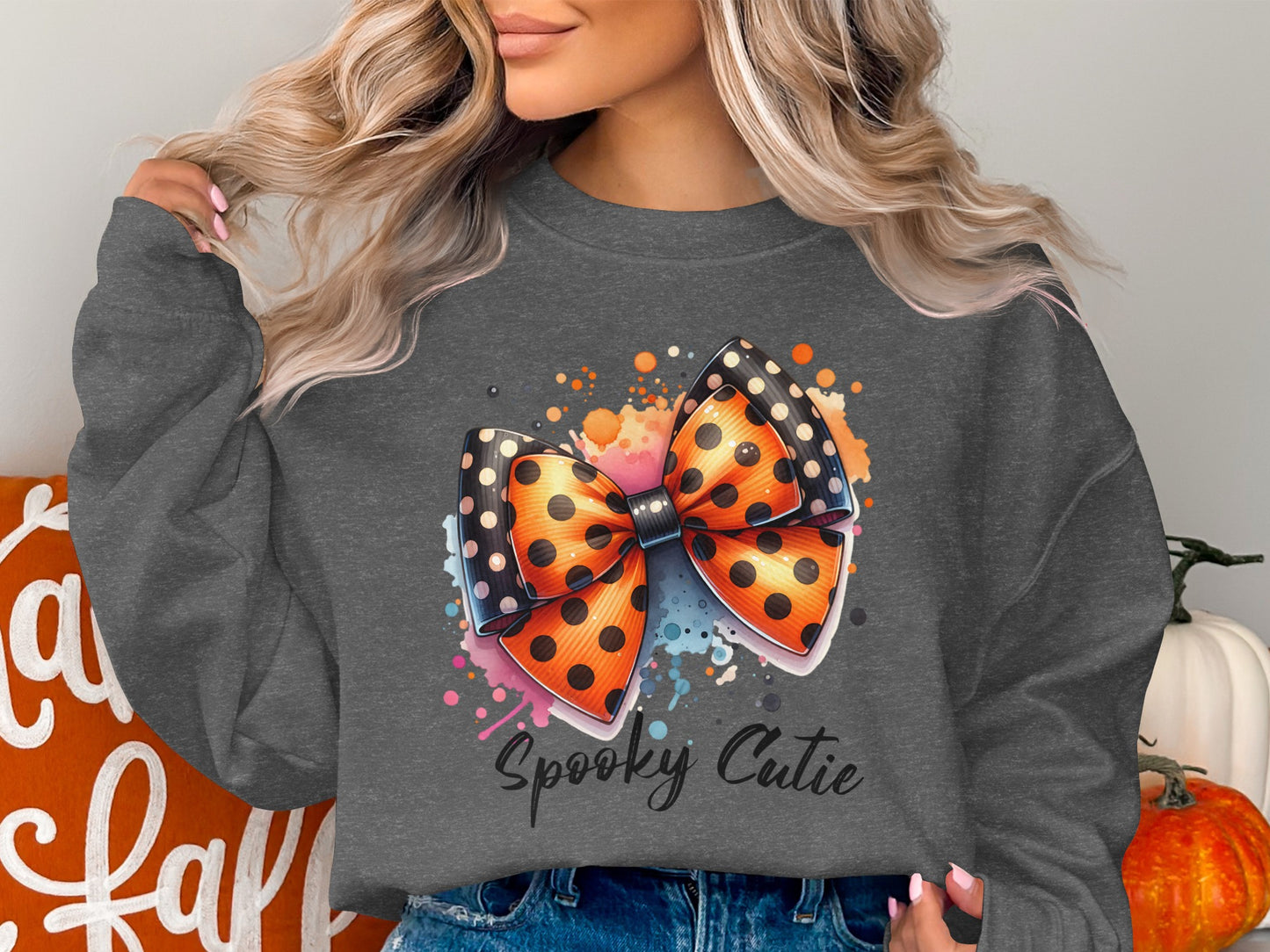 Spooky Cutie Oversized Bow Halloween Themed Product