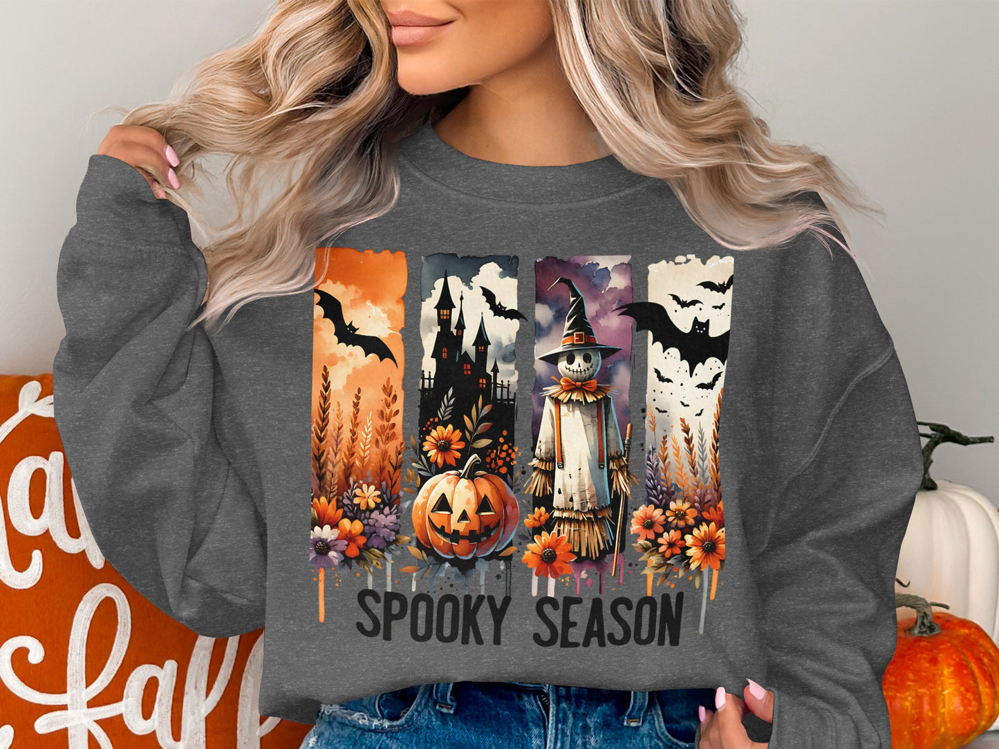 Spooky Season Graphic Halloween Sweatshirt product
