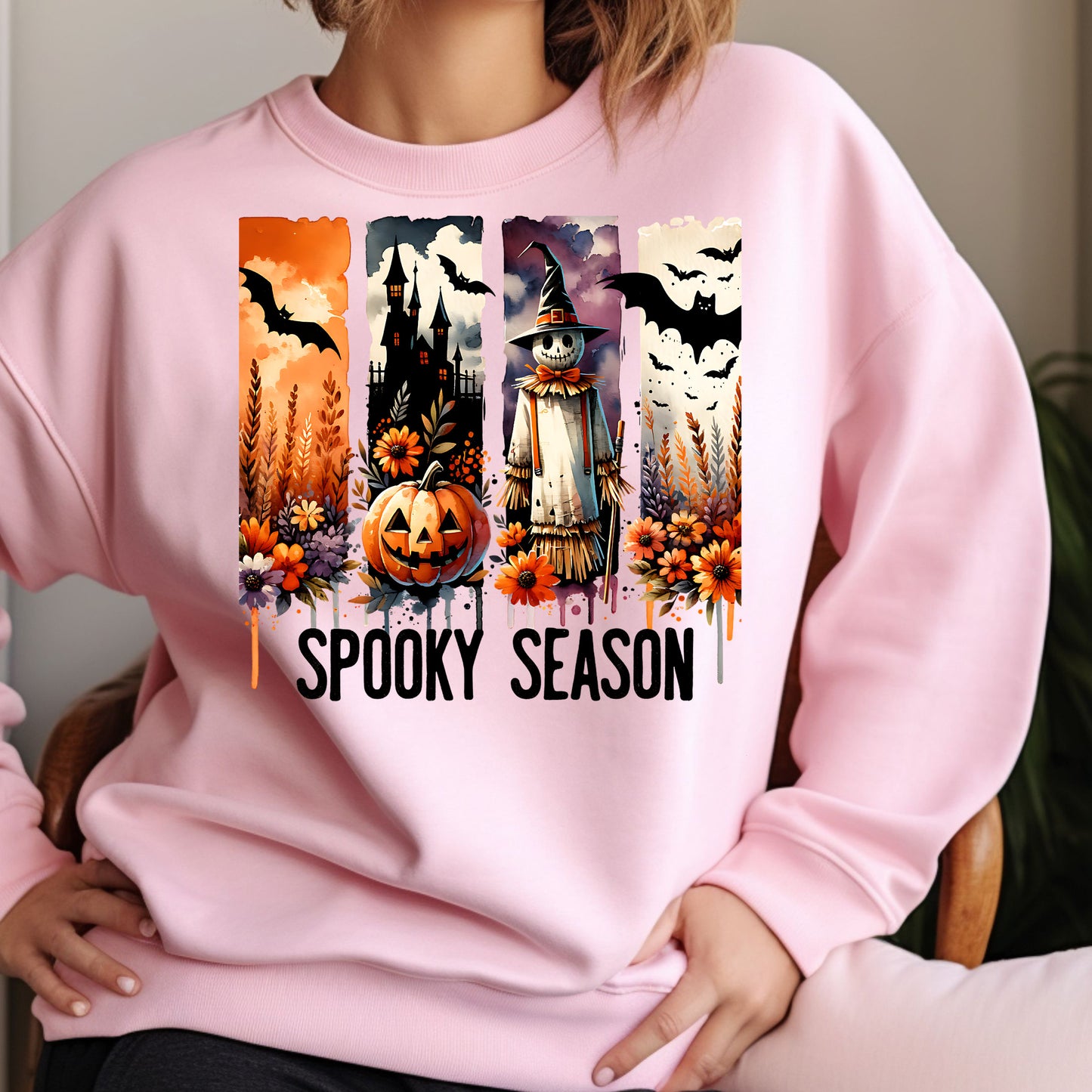 Halloween Spooky Season Pumpkin Sweatshirt product