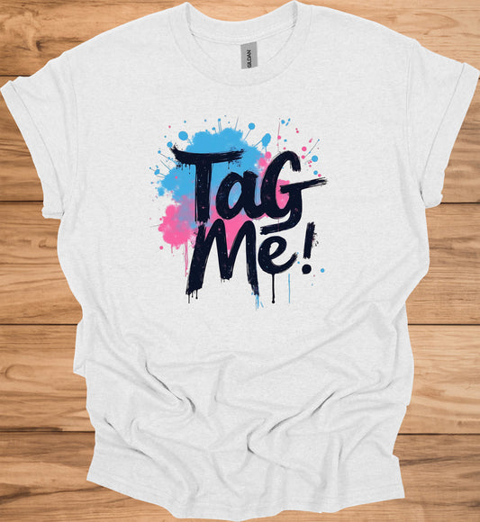 Urban Explosion: Graffiti-Inspired Typography, Neon Splatter Art, Street Culture Aesthetic - Graphic Tee Shirt