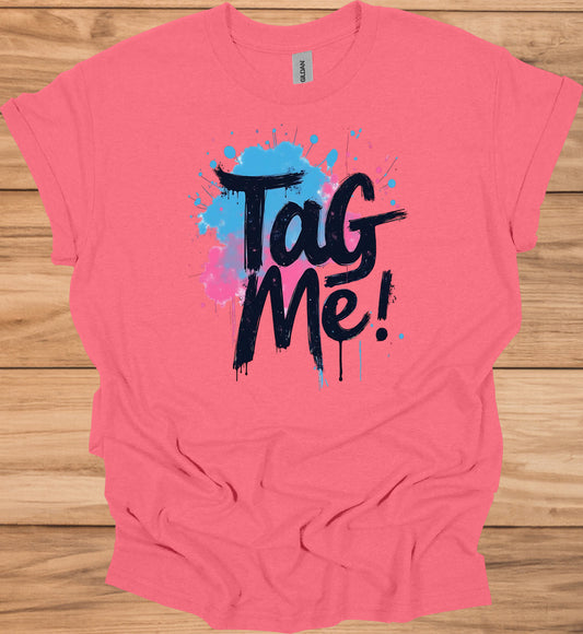 Urban Explosion: Graffiti-Inspired Typography, Neon Splatter Art, Street Culture Aesthetic - Graphic Tee Shirt