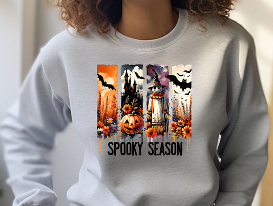 Spooky Season Halloween Scene Sweatshirt product