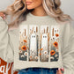 Ghosts in Poppy Field Cozy Halloween Sweatshirt product type