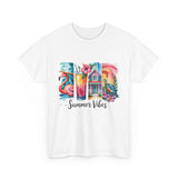 Summer Vibes, Summer Graphic Tee, Beach Shirt, Casual Summer Wear, Vacation Outfit