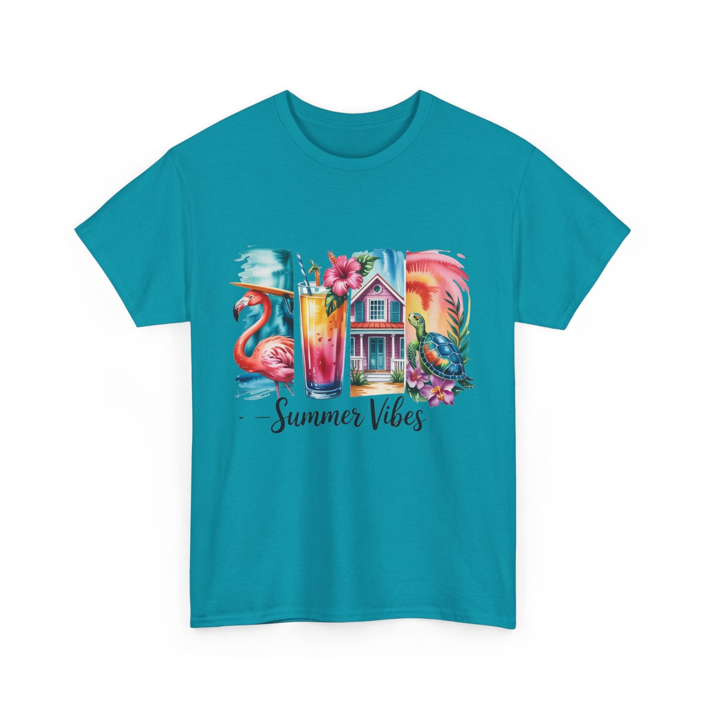 Summer Vibes, Summer Graphic Tee, Beach Shirt, Casual Summer Wear, Vacation Outfit