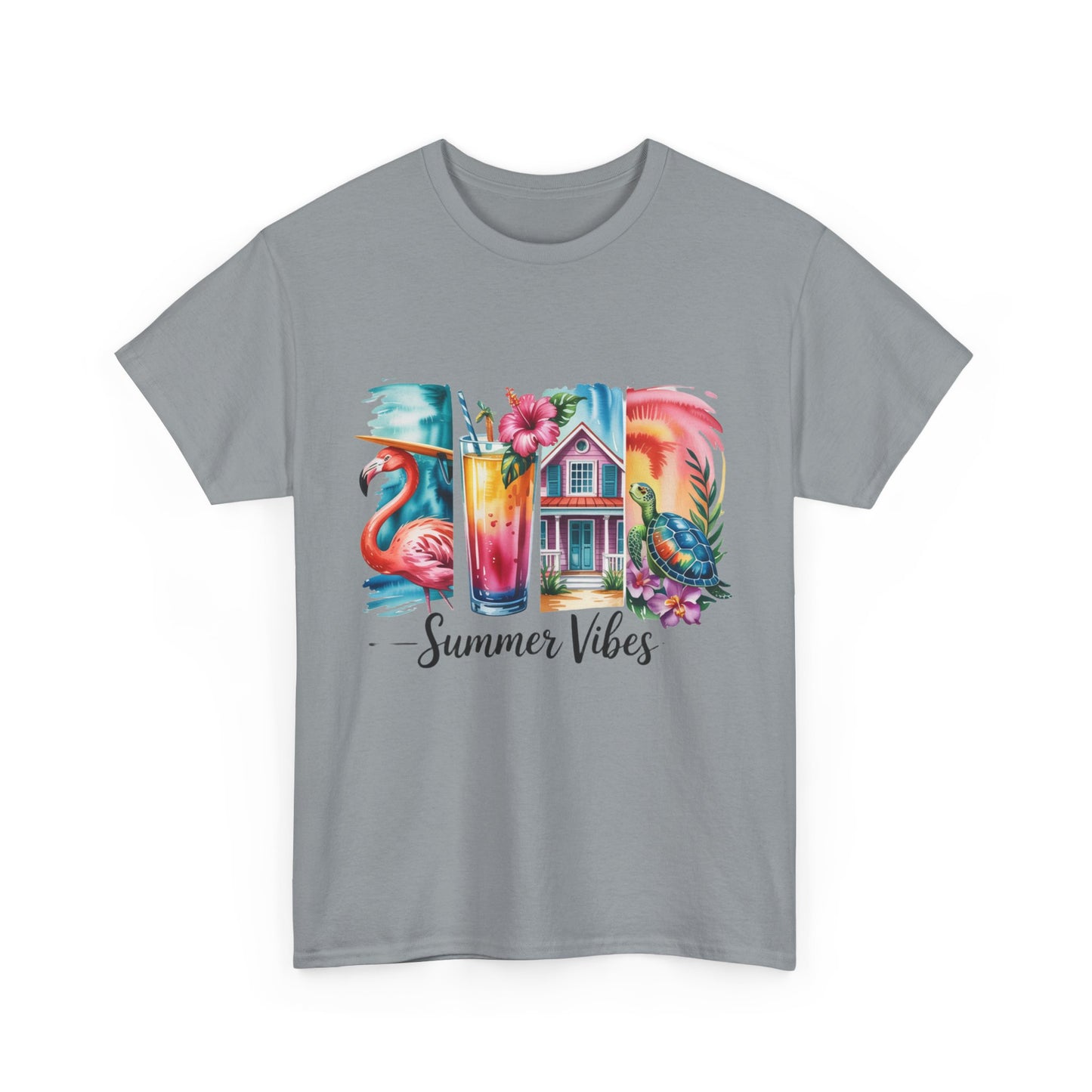 Summer Vibes, Summer Graphic Tee, Beach Shirt, Casual Summer Wear, Vacation Outfit