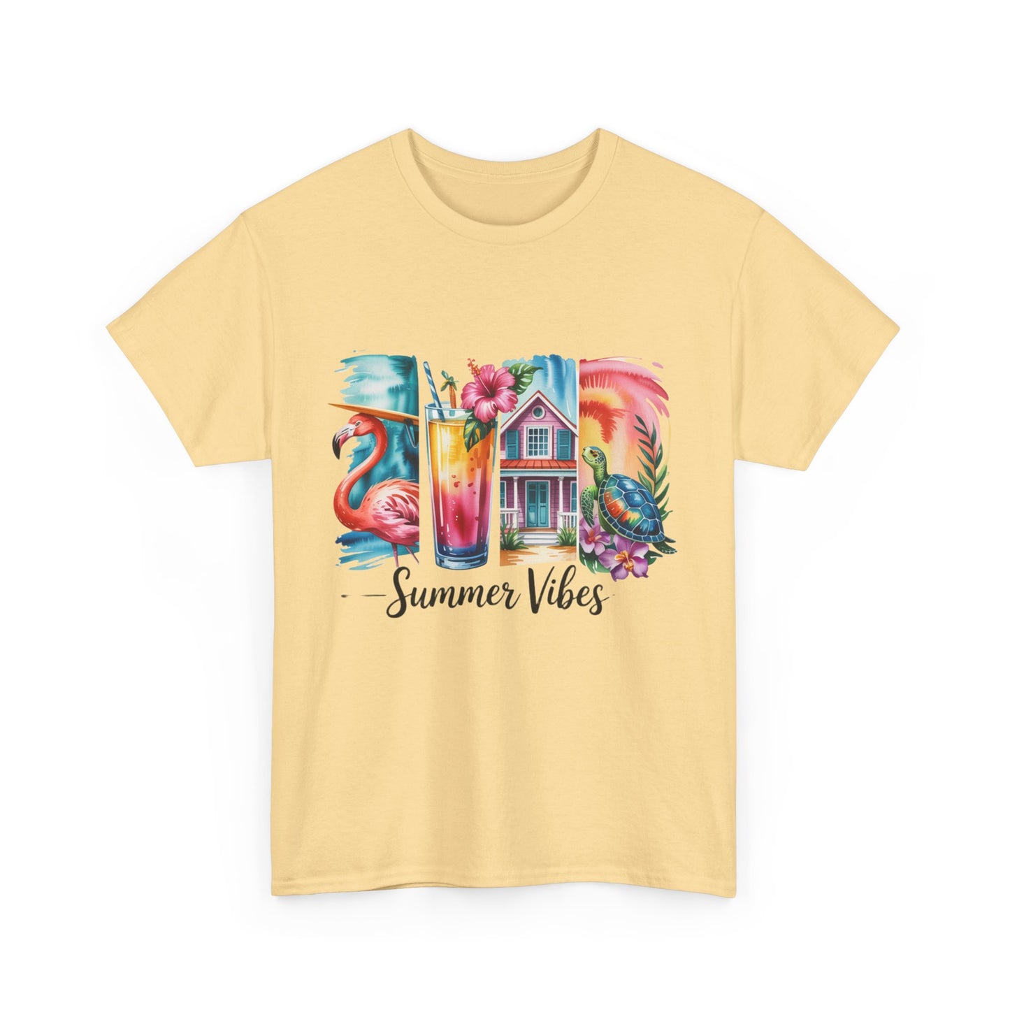 Summer Vibes, Summer Graphic Tee, Beach Shirt, Casual Summer Wear, Vacation Outfit