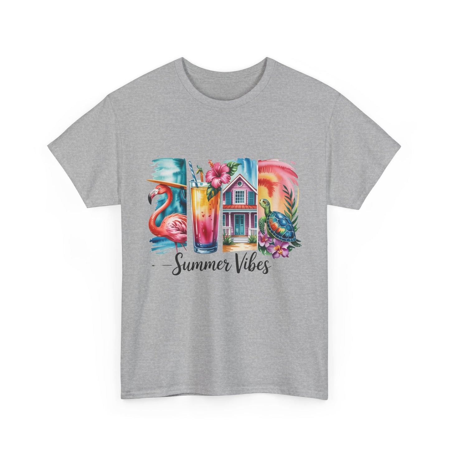 Summer Vibes, Summer Graphic Tee, Beach Shirt, Casual Summer Wear, Vacation Outfit