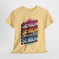 Class of 2025 Senior Heavy Cotton Tee - Graduating High School Shirt