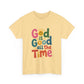 Inspirational Cotton Tee - 'God is Good All the Time'