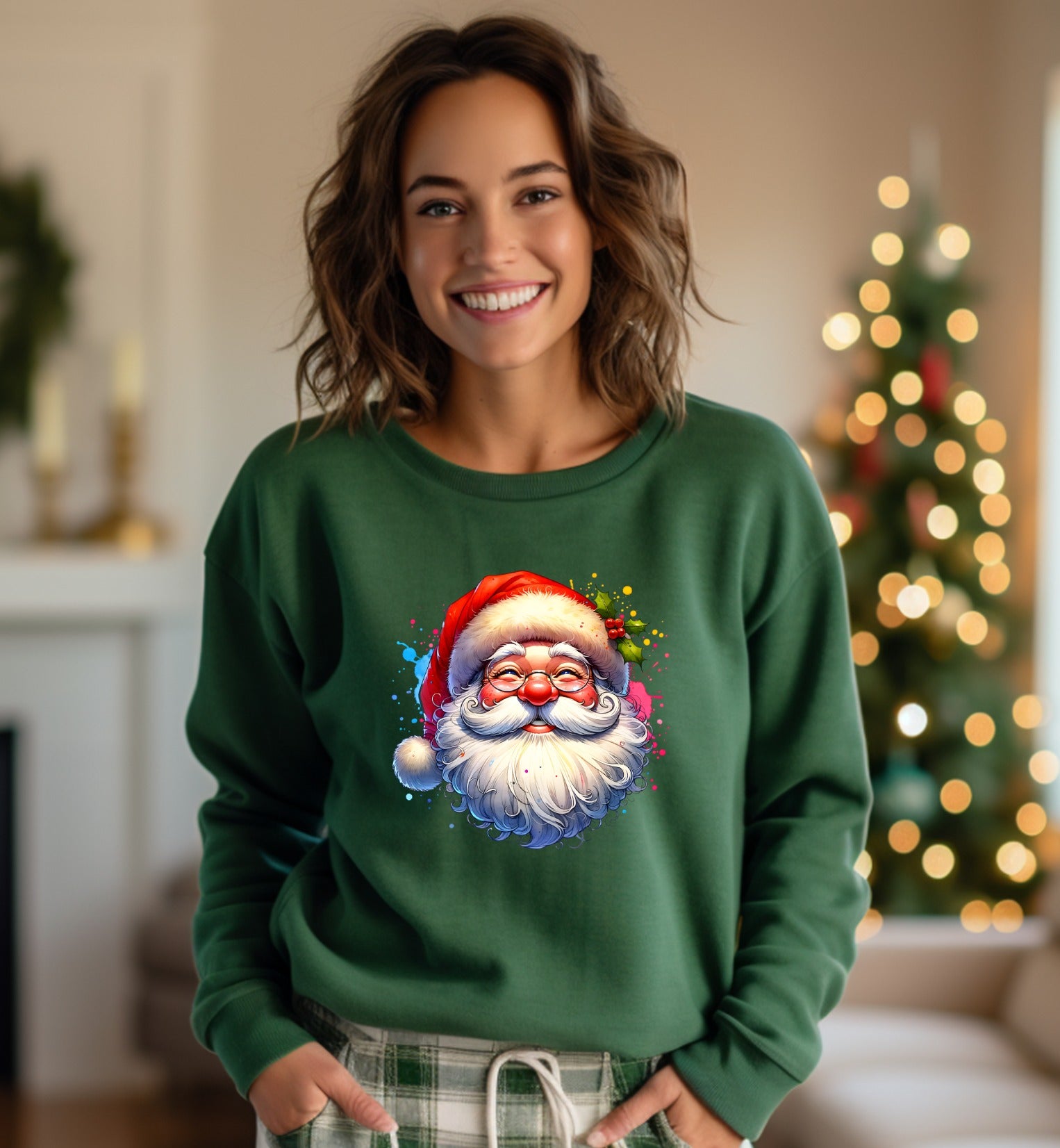 Festive Santa Claus Christmas Sweater product