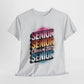 Class of 2025 Senior Heavy Cotton Tee - Graduating High School Shirt