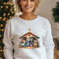 Christmas Nativity Scene Sweatshirt Festive Hoodie product