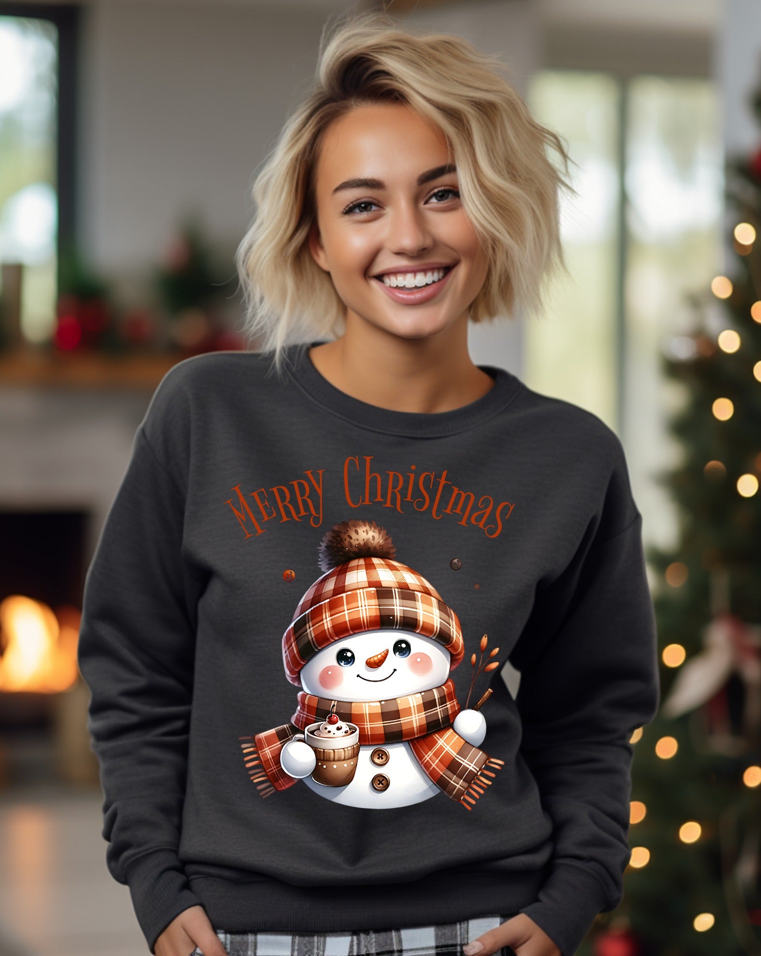 Merry Christmas Snowman Sweater holiday product