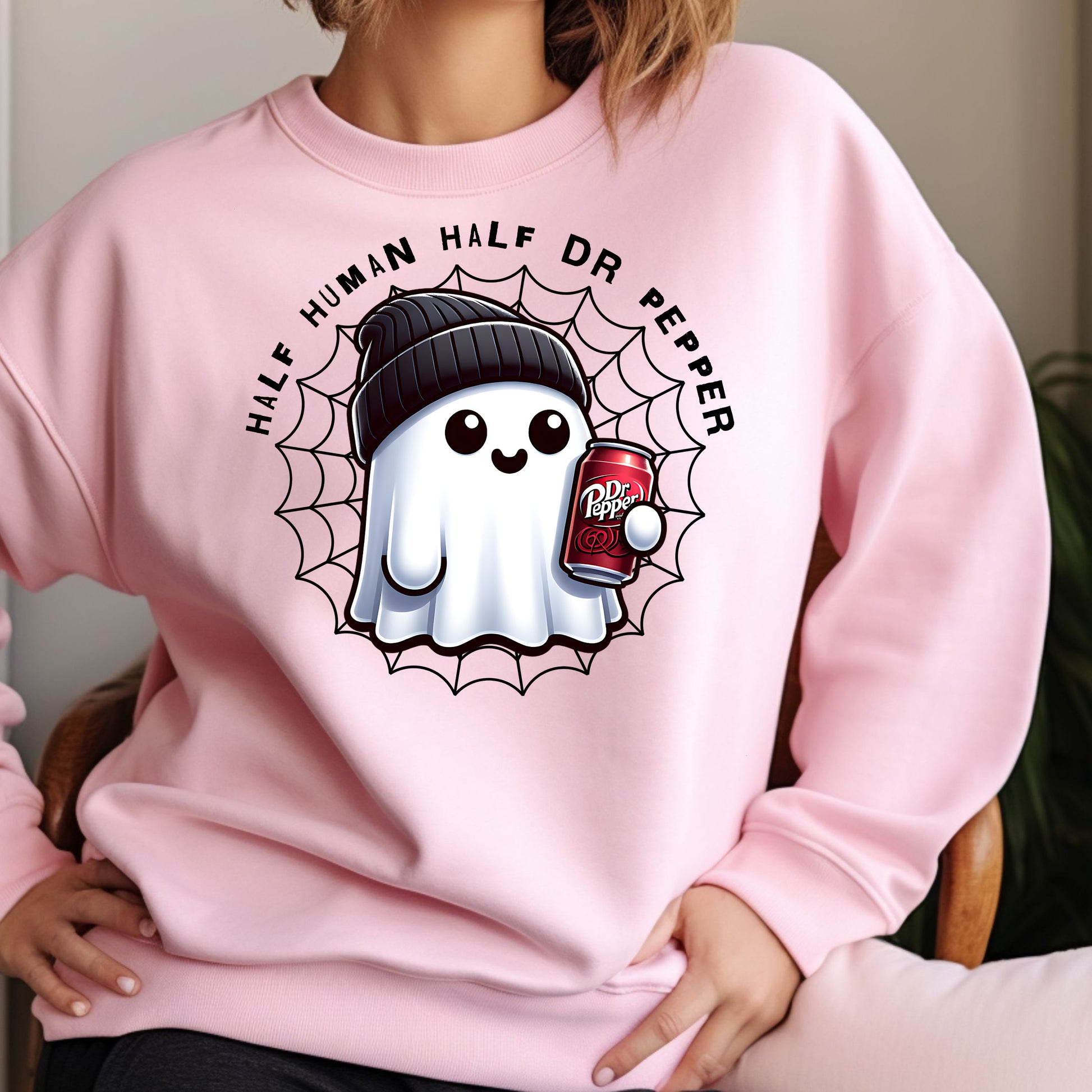 Half Human Half Dr Pepper Ghost Sweatshirt product type