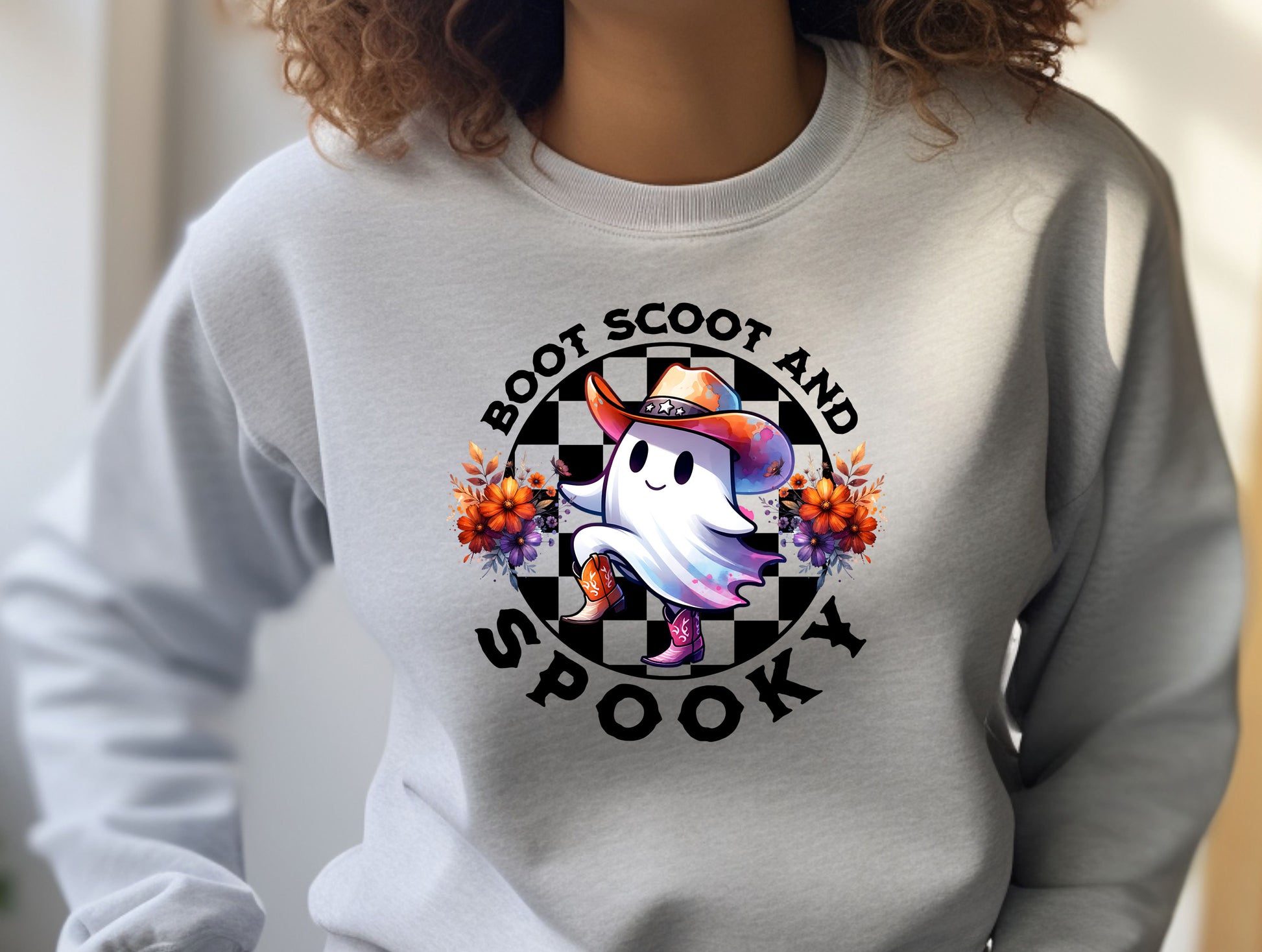Boot Scoot and Spooky Halloween Sweatshirt product type