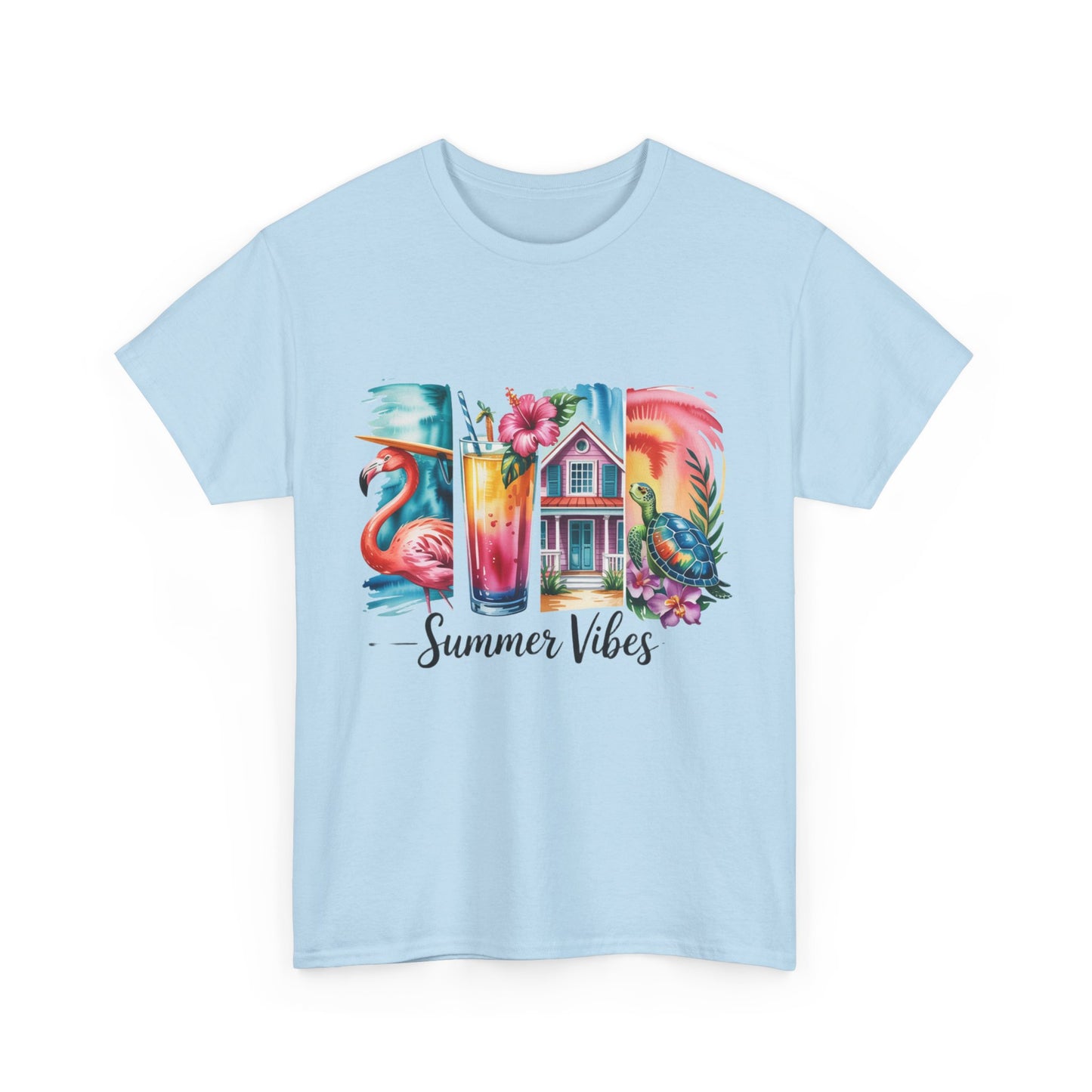 Summer Vibes, Summer Graphic Tee, Beach Shirt, Casual Summer Wear, Vacation Outfit