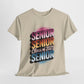 Class of 2025 Senior Heavy Cotton Tee - Graduating High School Shirt