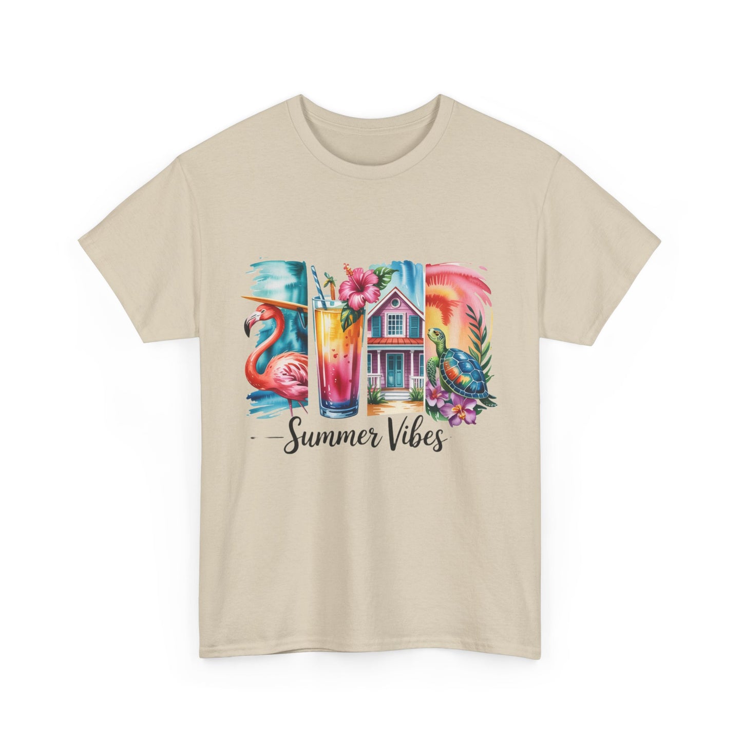 Summer Vibes, Summer Graphic Tee, Beach Shirt, Casual Summer Wear, Vacation Outfit