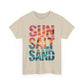 Beach Vibes Tee, Summer Shirt, Sun Salt Sand Graphic Tee, Coastal Clothing, Gift for Ocean Lovers, Beach Party Essential, Summer Vacation