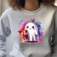 Adorable Ghost with Soda Can Graphic Print product