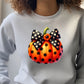Halloween Pumpkin with Polka Dots Sweatshirt product