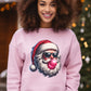 Santa Claus in Sunglasses Graphic Sweatshirt product