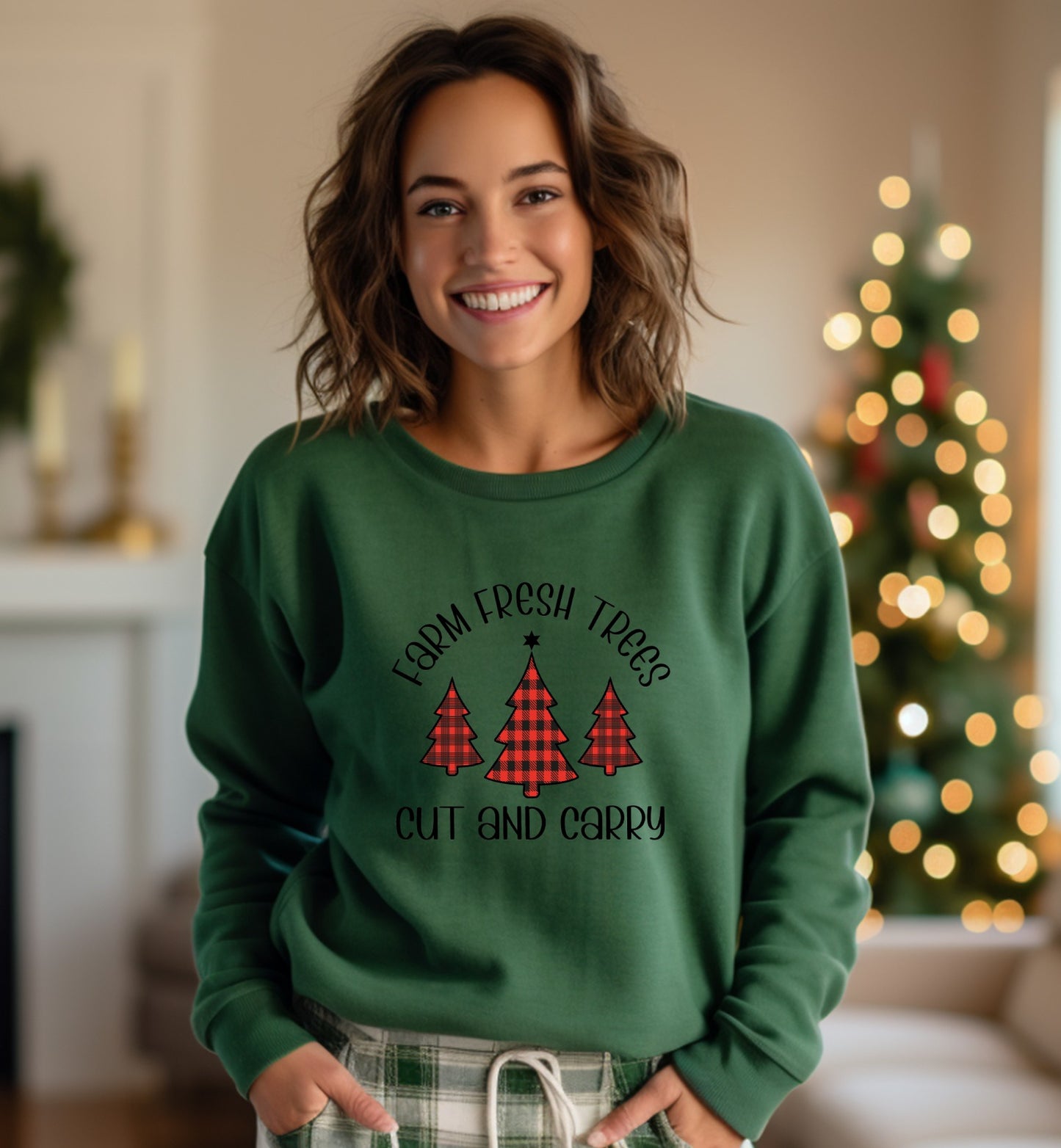 Farm Fresh Trees Cut and Carry Sweatshirt product type
