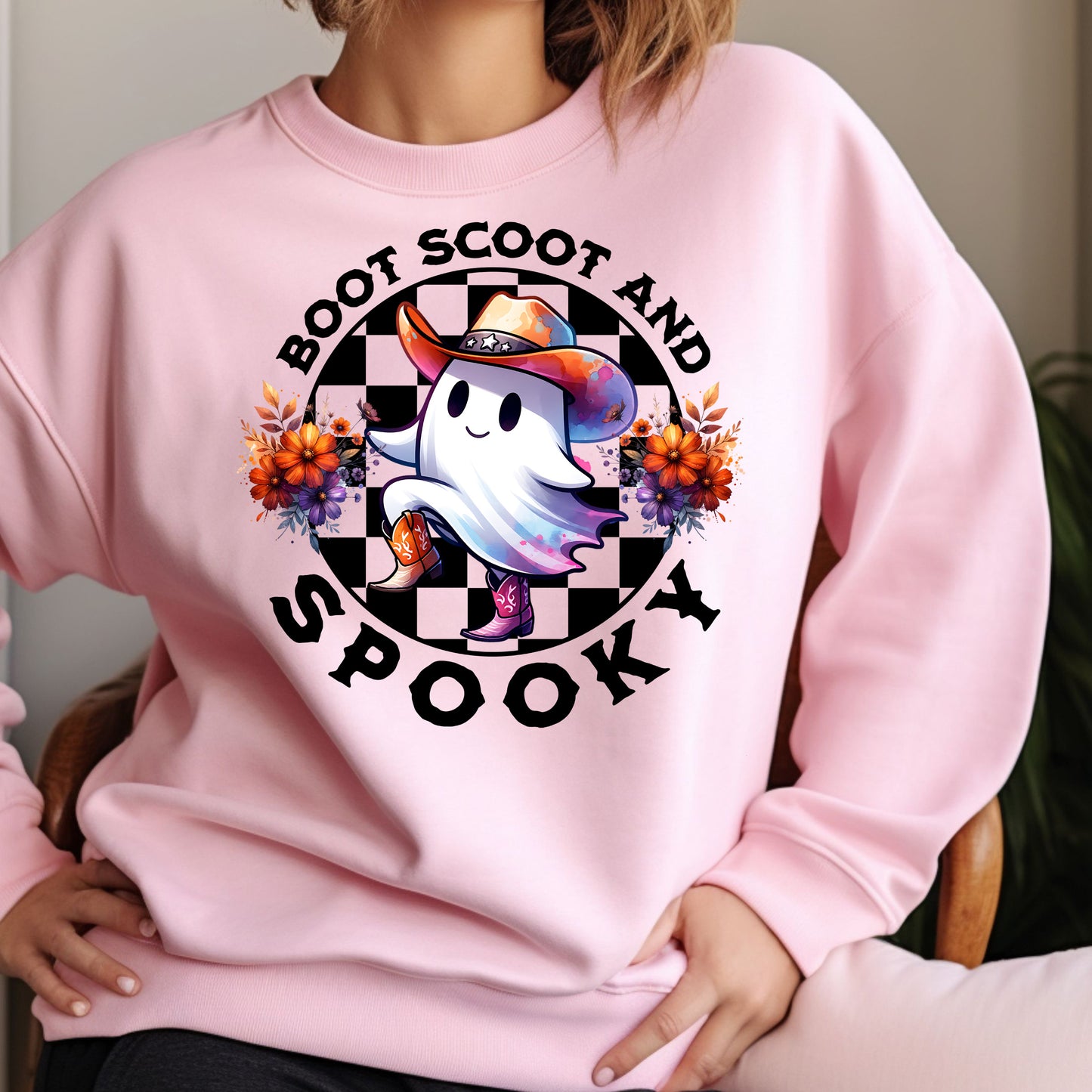Boot Scoot and Spooky Graphic Sweatshirt product