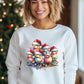 Christmas Chickens Design Crewneck Sweatshirt product type