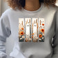 Whimsical Autumn Field Ghosts Graphic Sweatshirt Product