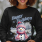 Happy Holidays Cute Snowman Graphic Sweatshirt product