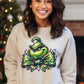 Festive Grinch Graphic Holiday Sweater product type