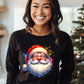 Festive Santa Claus Graphic Sweatshirt Product Type