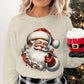 Festive Santa Graphic Design Sweatshirt product type