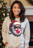 Cool Santa Wearing Sunglasses Unique Sweatshirt Product