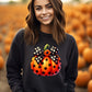 Cute Polka Dot Pumpkin Graphic Sweatshirt product