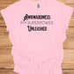 Awkwardness Unleashed: Empowering Typography, Motivational Graphic Design, Quirky Self-Acceptance Art - Graphic Tee Shirt