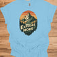 Mountain Adventure Calls: Vintage Outdoor Illustration, Retro Sunset Landscape, Explore Nature Poster - Graphic Tee Shirt