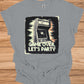 Game Over Glitch: Retro Arcade Cabinet, Pixelated Party Invitation, Nostalgic Digital Art - Graphic Tee Shirt