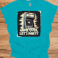Game Over Glitch: Retro Arcade Cabinet, Pixelated Party Invitation, Nostalgic Digital Art - Graphic Tee Shirt