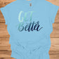 Get Better: Motivational Gradient Typography, Modern Script Design, Inspiring Text Art - Graphic Tee Shirt