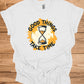 Patience Pays: Motivational Hourglass Art, Orange and Black Graffiti Style, Time Management Inspiration - Graphic Tee Shirt