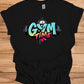 Gym Time Graffiti: Fitness Motivation Typography, Urban Street Art Style, Colorful Workout Inspiration - Graphic Tee Shirt