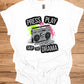 Press Play on Positivity: Retro Boombox Art, Grunge Street Style, 80s Music Nostalgia - Graphic Tee Shirt