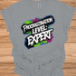 Procrastination Prowess: Graffiti-Style Typography, Vibrant Splatter Background, Humorous Self-Deprecating Message - Graphic Tee Shirt