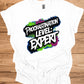 Procrastination Prowess: Graffiti-Style Typography, Vibrant Splatter Background, Humorous Self-Deprecating Message - Graphic Tee Shirt