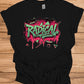Radical: Neon Graffiti Art, Bold Typography Design, Street Culture Aesthetic - Graphic Tee Shirt