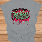 Radical: Neon Graffiti Art, Bold Typography Design, Street Culture Aesthetic - Graphic Tee Shirt